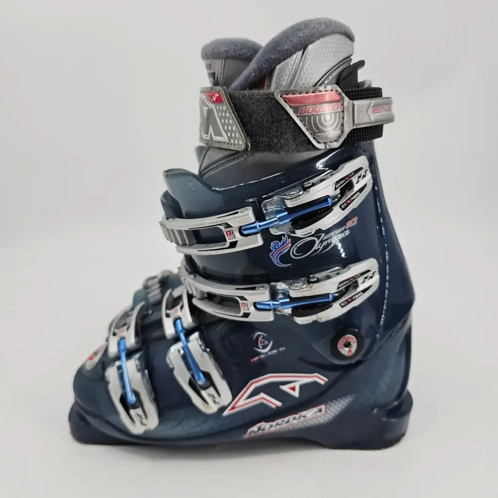 Nordica 24 24.5 Women's US 7.5 -8.5 Olympia Beast 10 Ski Boots Mondo VGUC 285mm